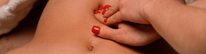 Massage viscéral illustration